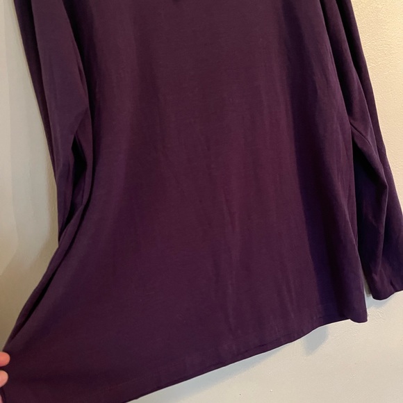 NWT Men’s soft purple long sleeve shirt tee Two Blind Brothers size XL comfy - Picture 2 of 13
